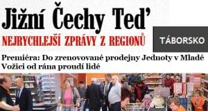 Článek na webu Táborska v pátek 31.3.2017