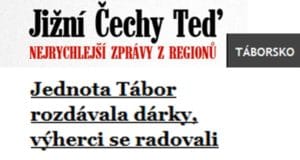 Jednota Tábor rozdávala dárky