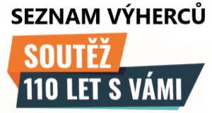 Seznam výherců soutěže 110 let s Vámi + foto a video z losování