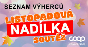 Seznam výherců – podzimní soutěže „LISTOPADOVÁ NADÍLKA“