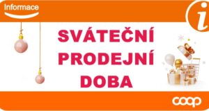 Sváteční prodejní doba prodejen