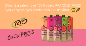 NOVĚ V NABÍDCE 100% OVOCNÉ A ZELENINOVÉ ŠŤÁVY