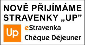 NOVĚ přijímáme stravenky od společnosti UP