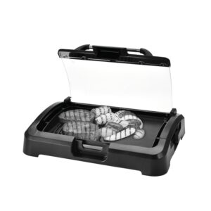 Stolní gril se skleněným víkem