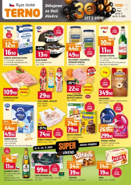 Terno 19. 11. – 25. 11. 2025