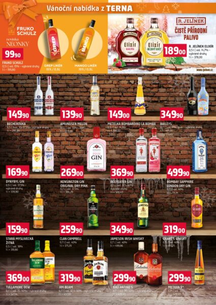 Terno vanocni special 18. 11. – 31. 12. 2025