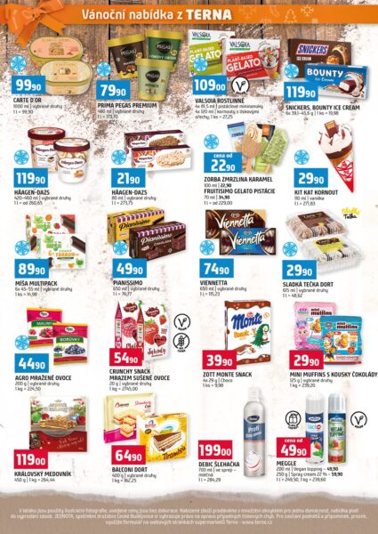 Terno vanocni special 18. 11. – 31. 12. 2025