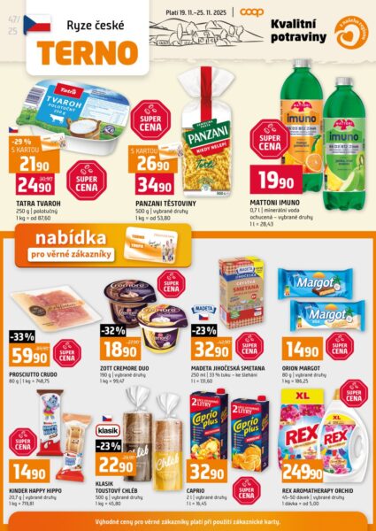 Terno 19. 11. – 25. 11. 2025