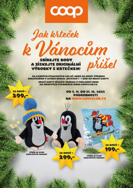Krtecek 5. 11. – 31. 12. 2025