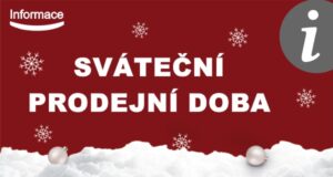 Sváteční prodejní doba prodejen 2025