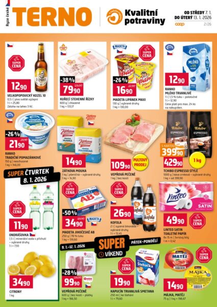 Terno 7. 1. – 13. 1. 2026