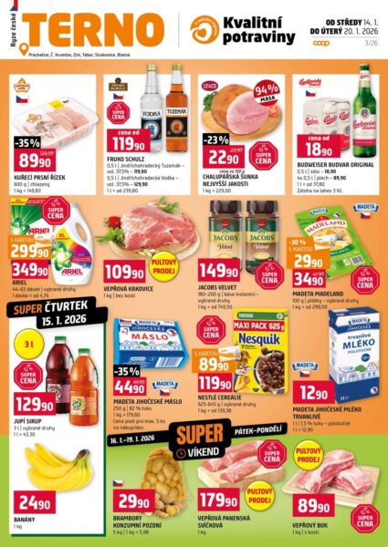 Terno 14. 1. – 20. 1. 2026