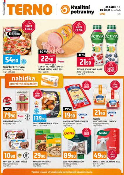 Terno 2. 1. – 6. 1. 2026