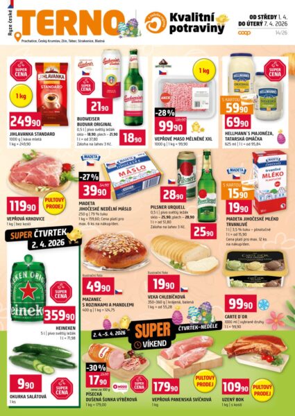 Terno 1. 4. – 7. 4. 2026