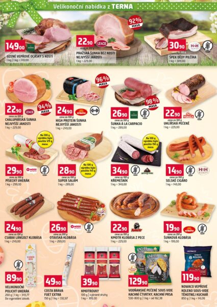 Terno 10. 3. – 6. 4. 2026 Velikonocni special