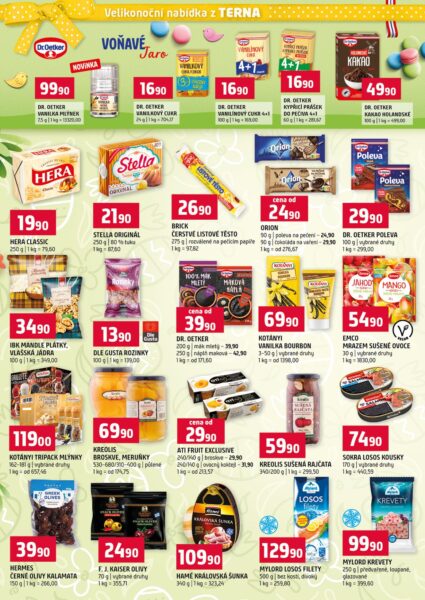 Terno 10. 3. – 6. 4. 2026 Velikonocni special