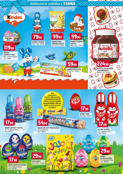 Terno 10. 3. – 6. 4. 2026 Velikonocni special