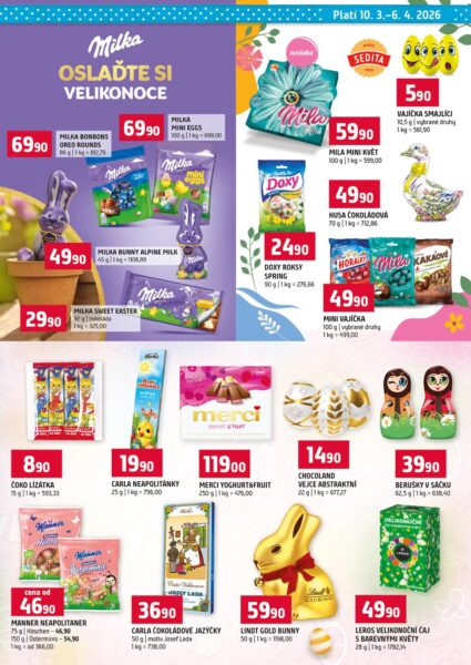 Terno 10. 3. – 6. 4. 2026 Velikonocni special