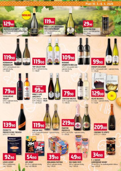 Terno 10. 3. – 6. 4. 2026 Velikonocni special