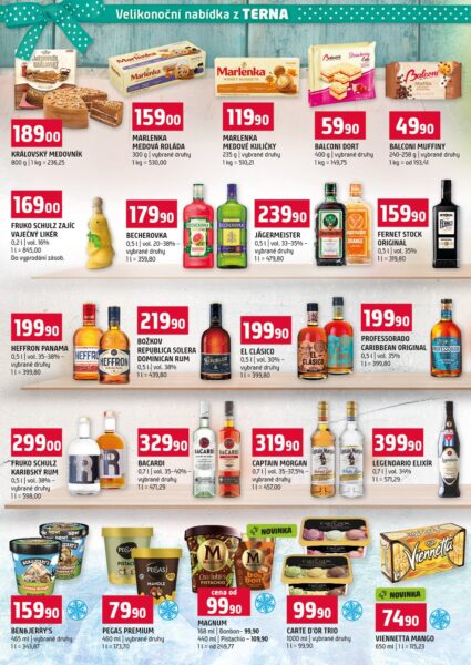 Terno 10. 3. – 6. 4. 2026 Velikonocni special