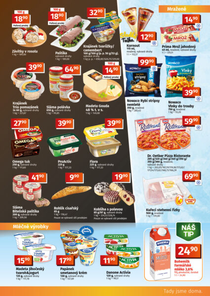 MENU 12. 8. – 25. 8. 2026