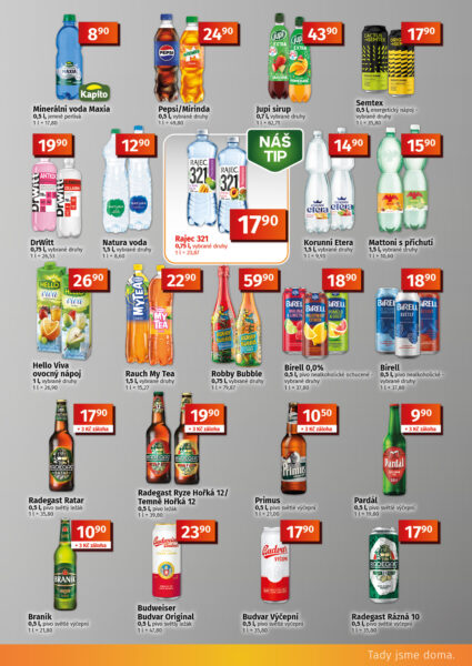 MENU 12. 8. – 25. 8. 2026