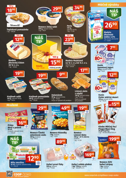 MENU 9. 9. – 22. 9. 2026